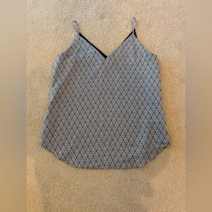 Express Black and White Tank (XS) NWOT